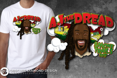 T-Shirt Design - AJ The Dread Tour T-Shirt