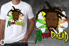 T-Shirt Design - AJ The Dread