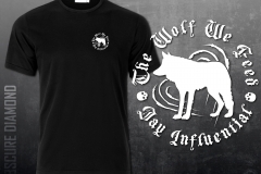 T-Shirt Design - Jay Influential The Wolf We Feed