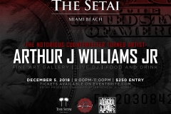 Flyer Design - Arthur J Williams Jr - The Setai - Miami Beach, Florida